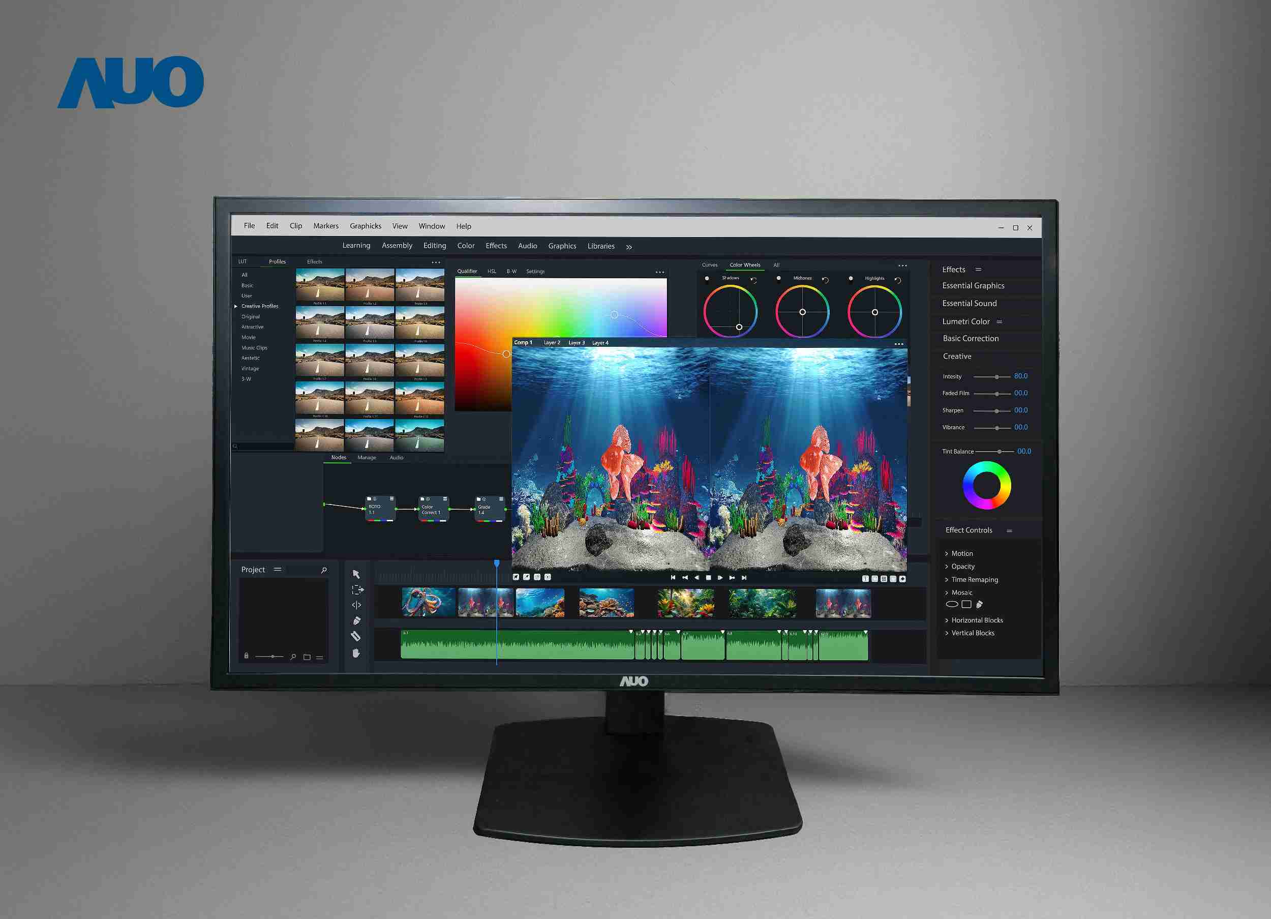 PA直营开发32吋2D/3D专业桌上型显示器，，，，拥有8K4K超高分辨率，，，，并以低串扰算法优化3D显示效果，，，，搭载自动眼球追踪功能，，，，能实时调整3D图像，，，进行实时2D与3D无缝共存窗口，，，提供图像设计工作者突破二维接口的崭新工作氛围与效率